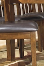 Upholstered Slat-Back Chair